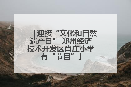 迎接“文化和自然遗产日” 郑州经济技术开发区肖庄小学有“节目”