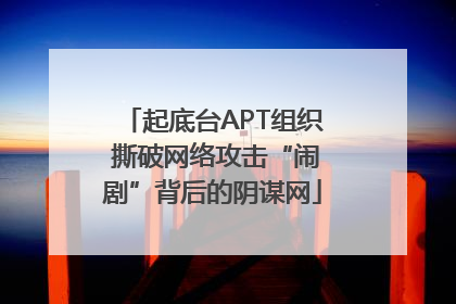 起底台APT组织 撕破网络攻击“闹剧”背后的阴谋网