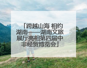 跨越山海 相约湖南——湖南文旅展厅亮相第四届中非经贸博览会