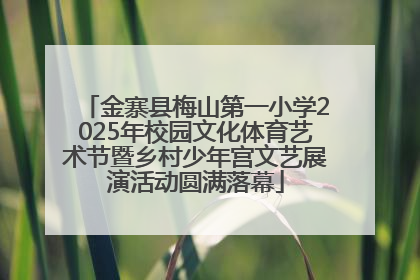 金寨县梅山第一小学2025年校园文化体育艺术节暨乡村少年宫文艺展演活动圆满落幕