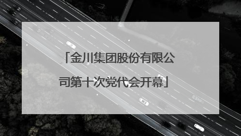 金川集团股份有限公司第十次党代会开幕