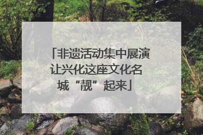 非遗活动集中展演 让兴化这座文化名城“靓”起来