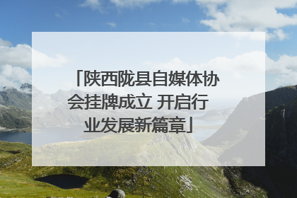 陕西陇县自媒体协会挂牌成立 开启行业发展新篇章