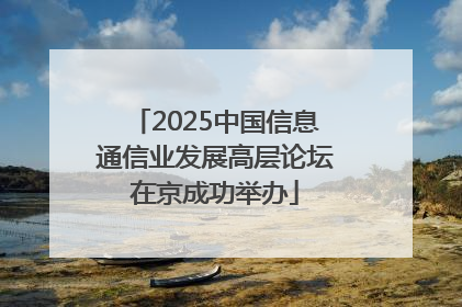 2025中国信息通信业发展高层论坛在京成功举办