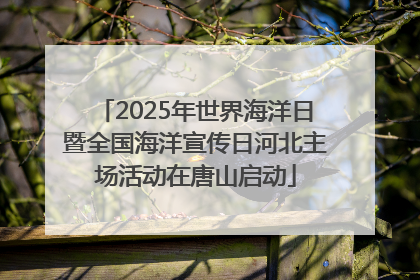 2025年世界海洋日暨全国海洋宣传日河北主场活动在唐山启动