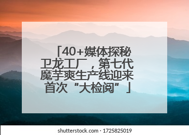 40+媒体探秘卫龙工厂，第七代魔芋爽生产线迎来首次“大检阅”