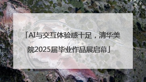 AI与交互体验感十足，清华美院2025届毕业作品展启幕