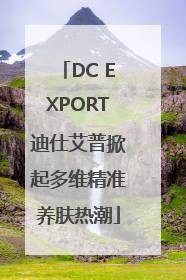 DC EXPORT迪仕艾普掀起多维精准养肤热潮